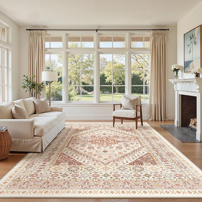 zesthome 6x9 Area Rug, Super Soft Washable Rugs by Zesthome