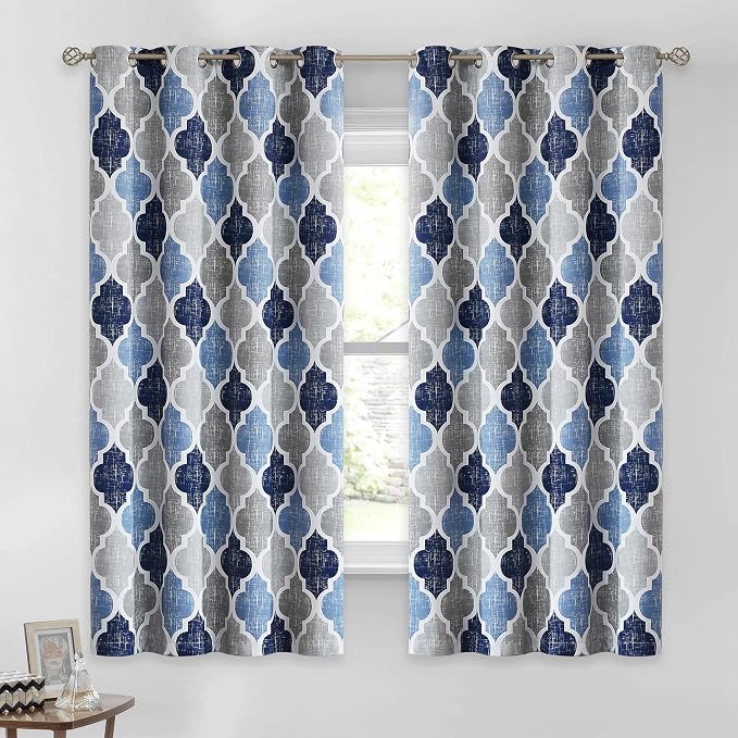 Beauoop 100% Blackout Curtains 54 Inches Long 2 Panels by Beauoop