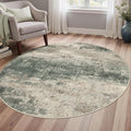BEIMO Round Rugs 6FT for Living Room Bedroom, Modern Abstract Machine Washable by BEIMO