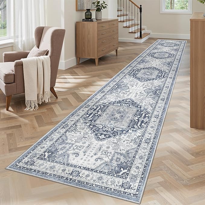 Madane Hallway Washable Runner Rug - Image 4