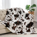 BEDELITE Cow Print Throw Blanket Twin Size by BEDELITE