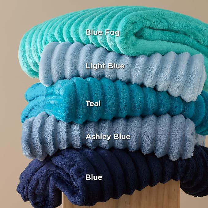 Bedsure GentleSoft Teal California King Size Blanket - Image 9