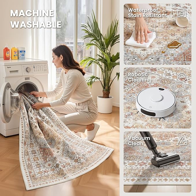 zesthome Washable Runner Rug 2.5x8 - Image 4