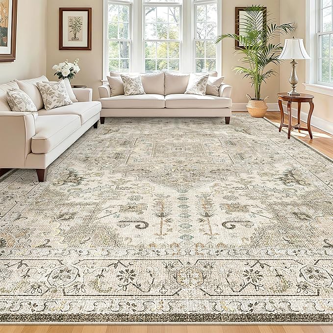 Madane Washable Rug 8x10 Area Rugs by Madane