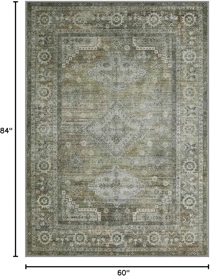BEIMO Area Rugs 5x7 for Living Room Bedroom, Modern Boho Machine Washable Large - Image 2