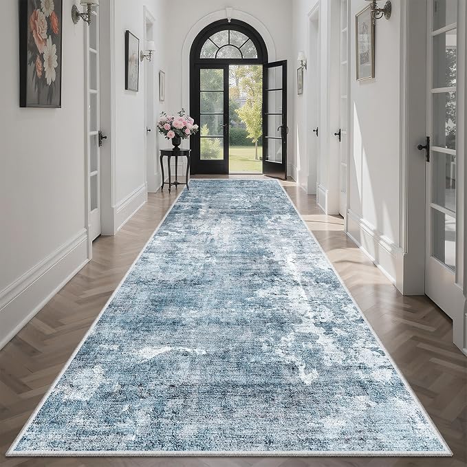 Runner Rug 3x10 Washable Non-Slip Hallway Runner Rugs - Image 3