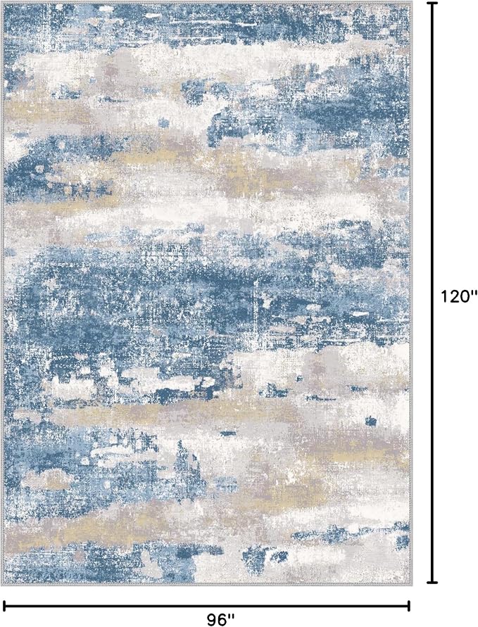 BEIMO Area Rugs 8x10 for Living Room Bedroom, Modern Abstract Machine Washable - Image 2