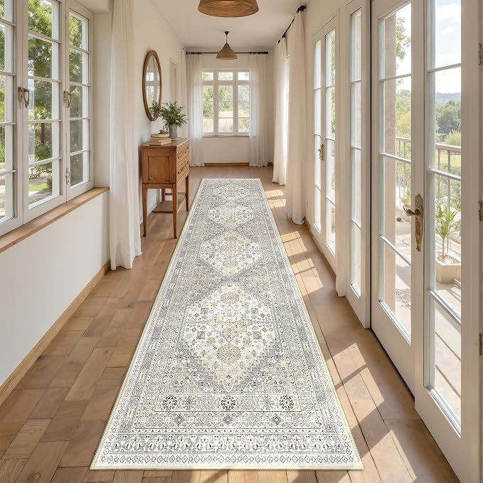 Runner Rug 2x10, Ultra-Thin Kitchen Rugs Non Slip Washable Rugs - Image 3