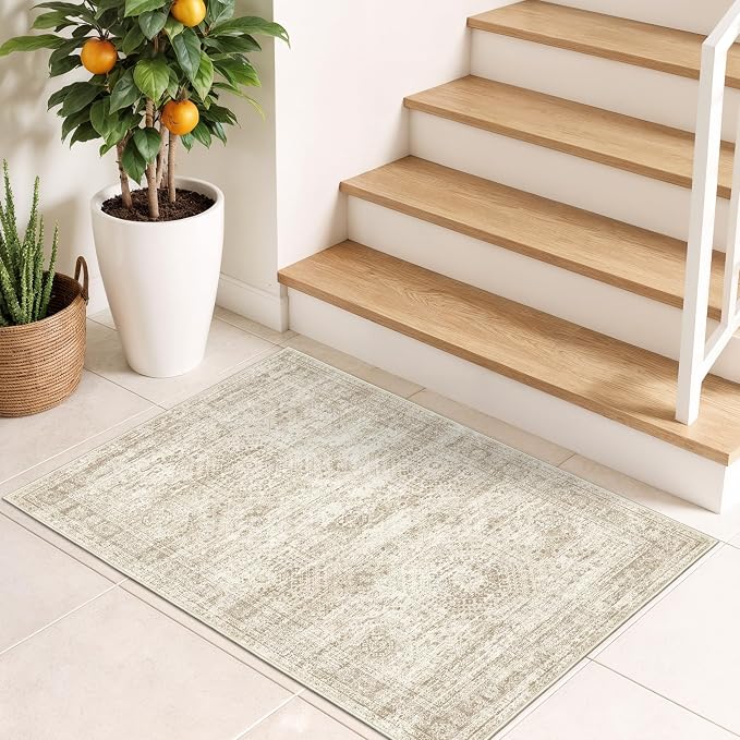 2x3 Washable Rug Runner for Bathroom, Soft Entryway Rug for Laundry Room - Image 4