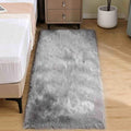 Goolela Grey Fluffy Fuzzy Furry Rug 2x6 by Goolela