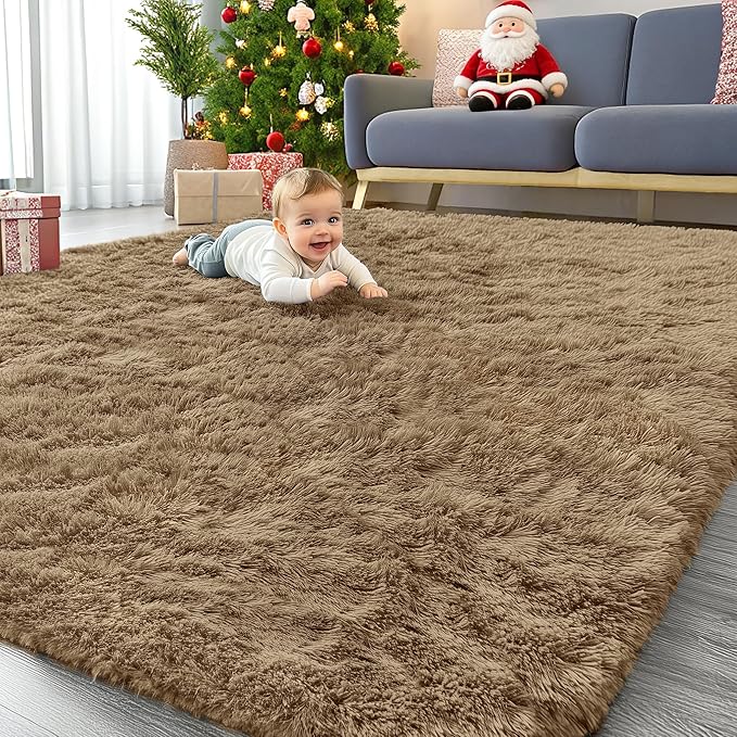 OLANLY 8x10 Machine Washable Large Area Rugs by OLANLY