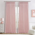 Light Pink Pinch Pleated Curtains 90 Inches Long by PleatedDrapes