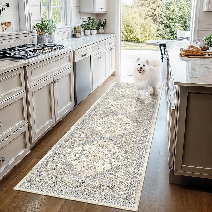 Runner Rug 2x6, Ultra-Thin Entryway Rug Non Slip Washable Rugs - Image 9