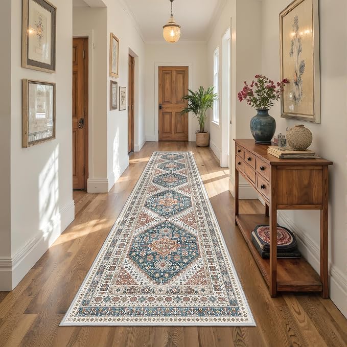 Hallway Runner Rug 2x12, Extra Long Washable Runner Rugs - Image 5