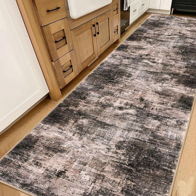 IOHOUZE Abstract Runner Rug 3x14 Ft Washable Runners - Image 7