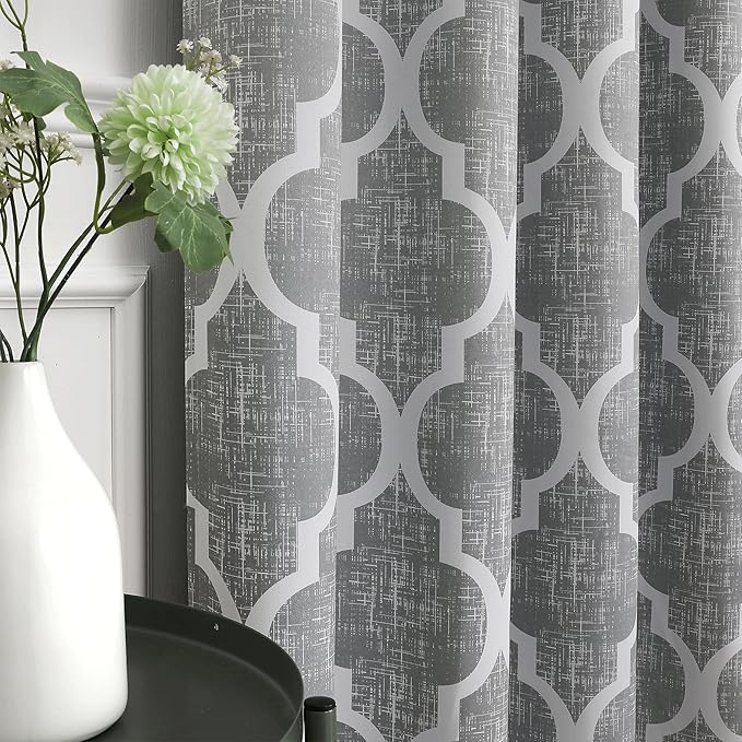 Beauoop 100% Blackout Curtains 54 Inches Long 2 Panels - Image 6