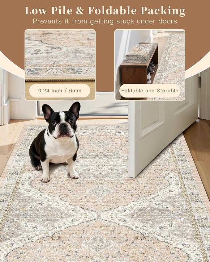 Madane Hallway Runner Rug 2x12, Extra Long Washable Runner Rugs - Image 7