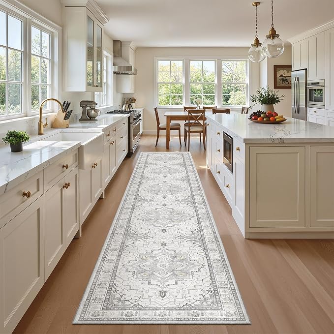 Madane Hallway Runner Rug 2x12, Long Washable Runner Rugs 12ft - Image 3