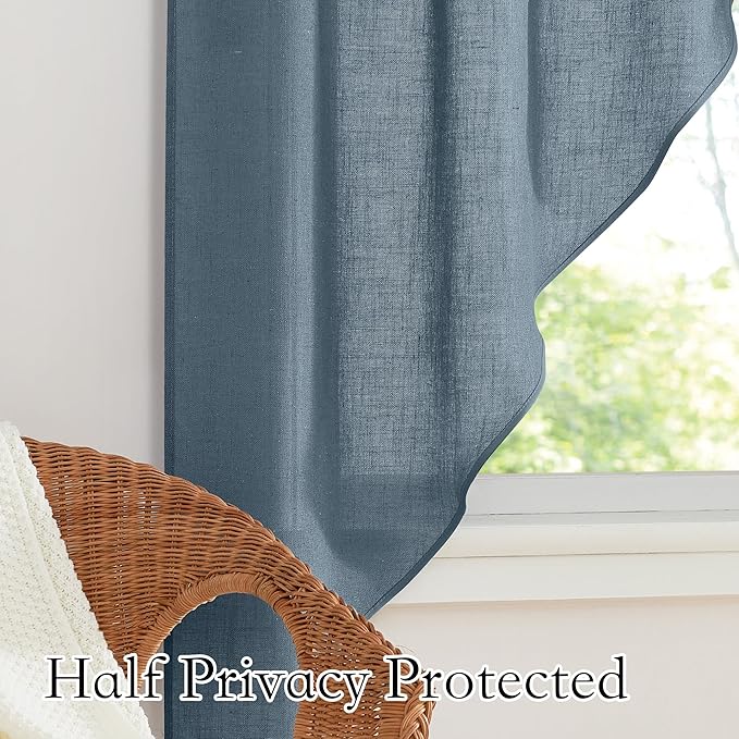 RYB HOME Kitchen Window Curtains Valances - Image 5