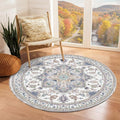 OPPODREAM Soft Round Rug 3ft, Washable Circle Rug 3ft by OPPODREAM