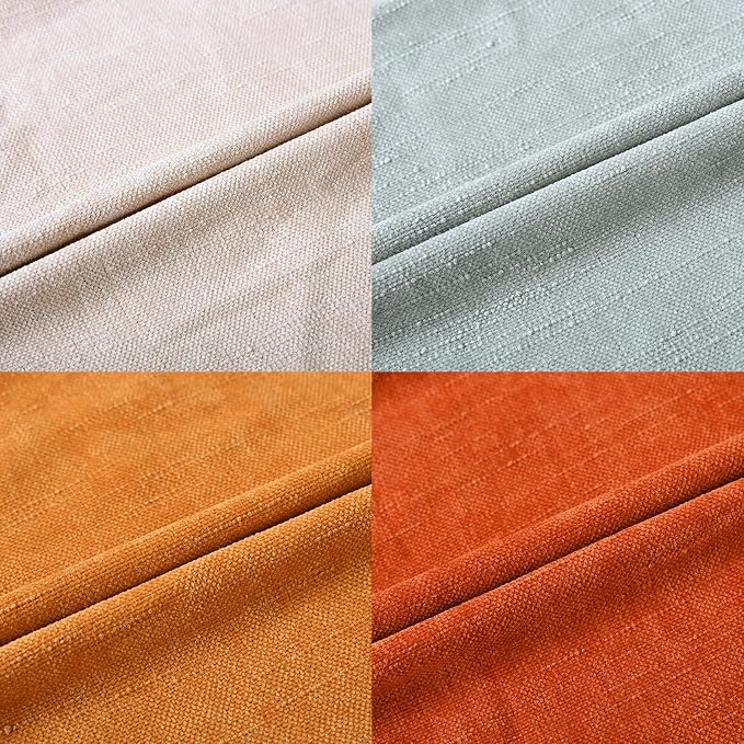 Set of 4 Soft Textured Decorative Throw Pillow Covers 18x18 Inch Cozy Farmhouse - Image 7