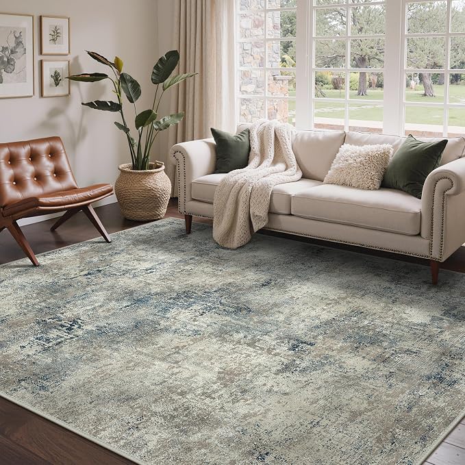 BEIMO Area Rugs 10x12 for Living Room Bedroom, Modern Abstract Machine Washable - Image 3