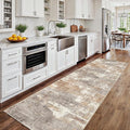 2x8 Washable Kitchen Runner Rug: Modern Abstract Runners by Ksrau