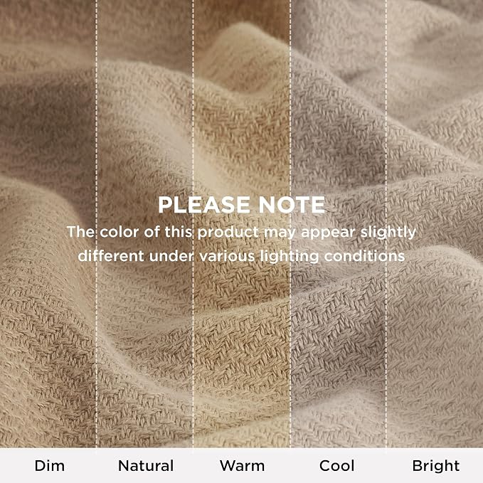 Bedsure GentleSoft 100% Cotton Blanket Queen Size - Image 7