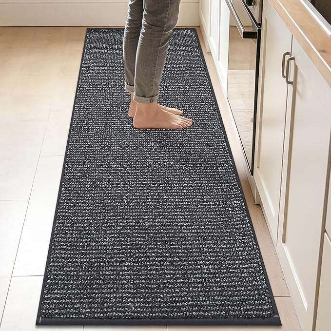 BEQHAUSE Kitchen Runner Rugs 24"x84", Non-Slip Kitchen Mats by BEQHAUSE