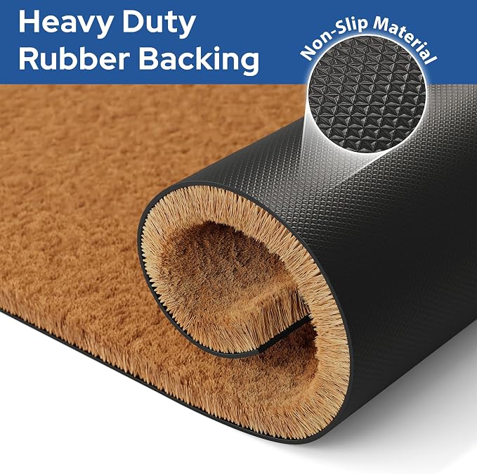 Barnyard Designs Natural Coco Coir Heavy Duty Backing Doormat - Image 5