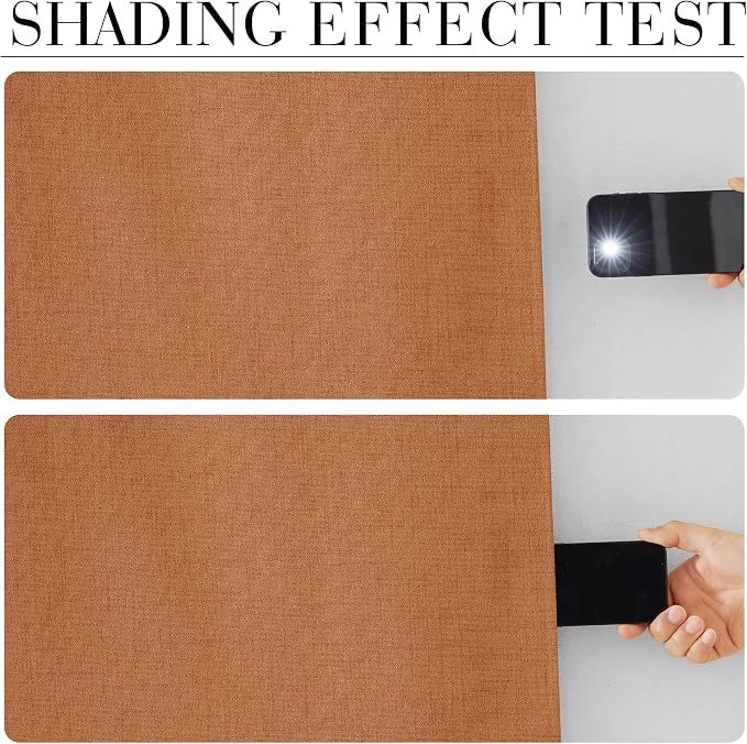RYB HOME 100% Blackout Fall Curtains - Image 4