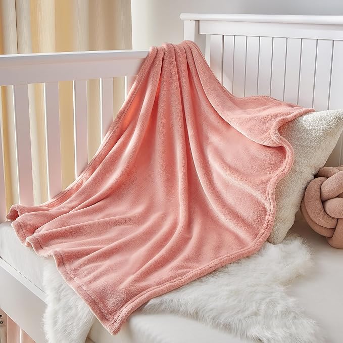 BEDELITE Baby Blankets for Boys and Girls 30" x 40", Soft Cozy Fuzzy Fleece - Image 2