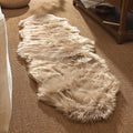Ashler Faux Fur Rug, Fluffy Shaggy Area Rug Ultra Soft 2 x 6 Feet Sheepskin Fur by AshlerHomeDeco