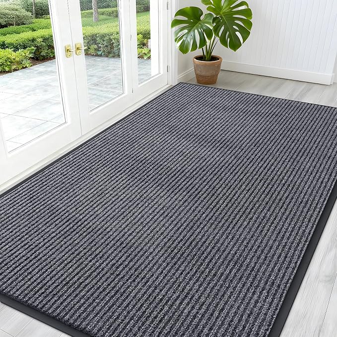 OLANLY Front Door Mat Indoor Outdoor Entrance, Waterproof Heavy Duty Doormat by OLANLY
