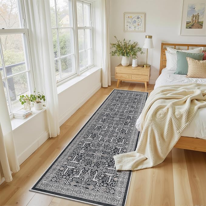 2x6 Hallway Washable Runner Rug - Image 3