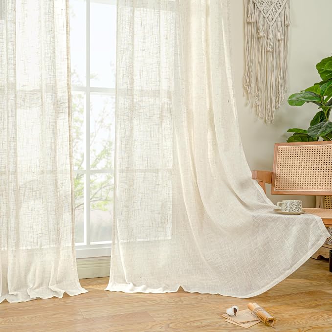 LAMIT Natural Linen Blended Curtains - Image 9