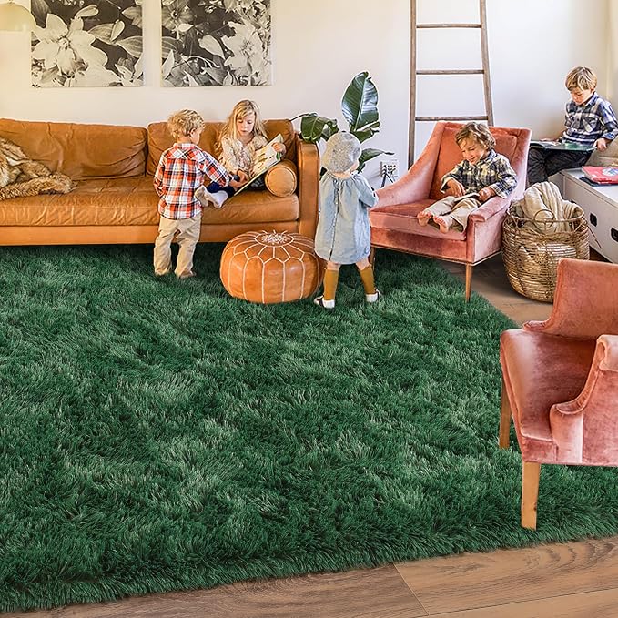 Rugs for Living Room 5x7, Soft Shaggy Modern Shag Area Rug for Bedroom - Image 2