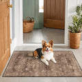 Brown Boho Washable Entry Rug, 3x4 Rugs by HazoHaus