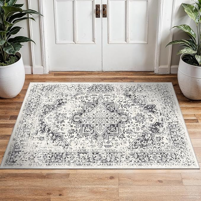 2x3 Entryway Area Rug Washable - Image 3