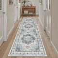 Madane Runner Rug 2x8, Washable Hallway Runner Rugs, Non-Slip Low-Pile Soft by Madane