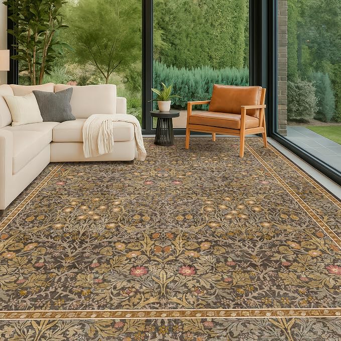 Washable 9x12 Living Room Rug - Image 6