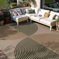 Lahome Modern Rainbow Easy Jute Rug, 6x9 Rug by Lahome