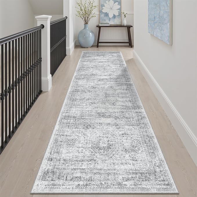 Runner Rug 2x7 Washable Non-Slip Hallway Runner Rugs by Soalmost