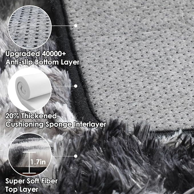 ONASAR Black and White Area Rugs - Image 3