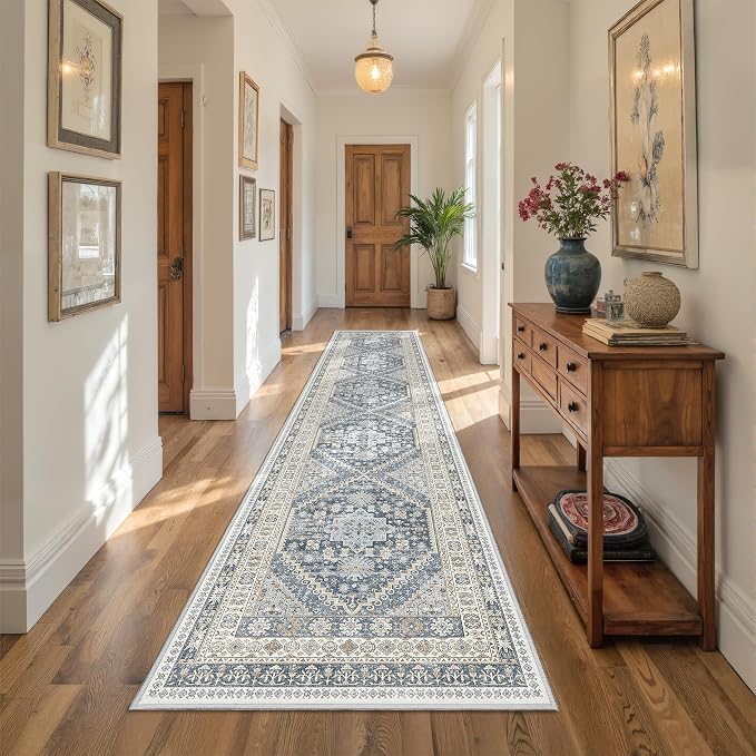 Carpet Runners for Hallway 12ft, Non-Slip Long Bathroom Rugs Runner for Kitchen - Image 5