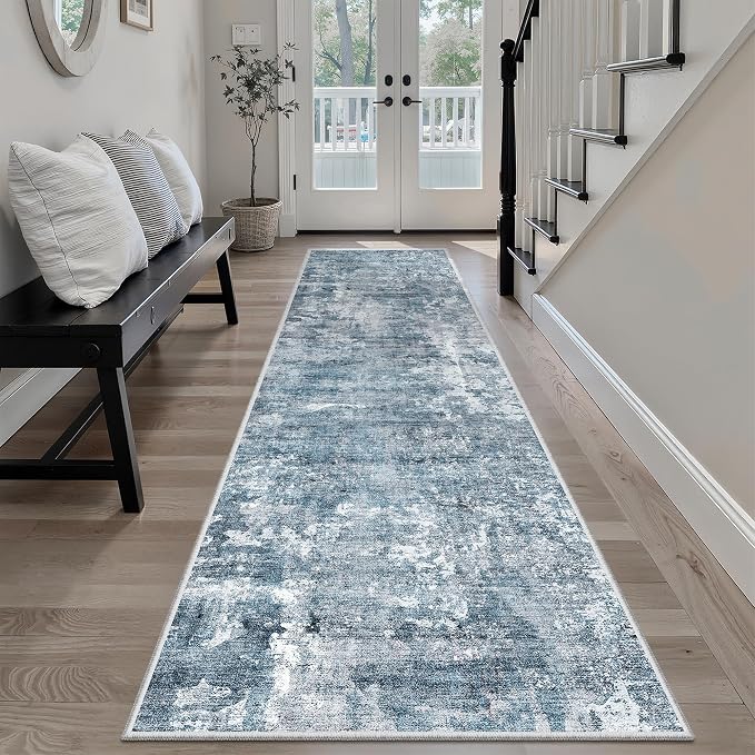 Runner Rug 2x8 Washable Non-Slip Hallway Runner Rugs - Image 3