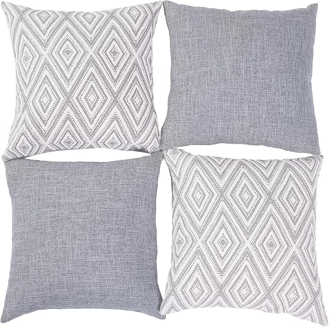 HPUK Decorative Throw Pillow Covers Set of 4 Couch Pillows Accent Cushion Cover - Image 2