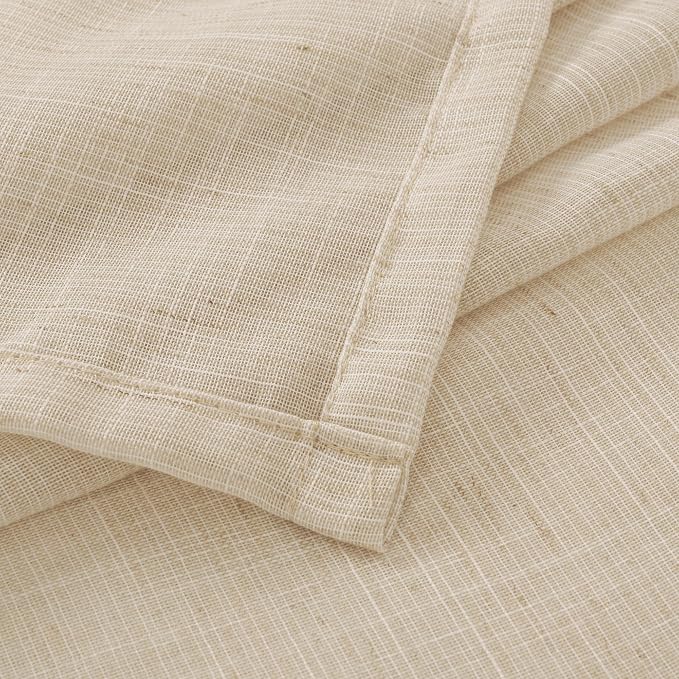 BGment 108 Inch Length Linen Curtains - Image 9