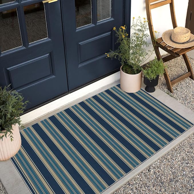 3x5 Striped Entry Rug - Image 3