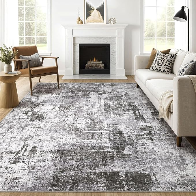 LOONGRUG 9x12 Area Rug Washable Large Neutral Modern Living Room Rugs | by LOONGRUG